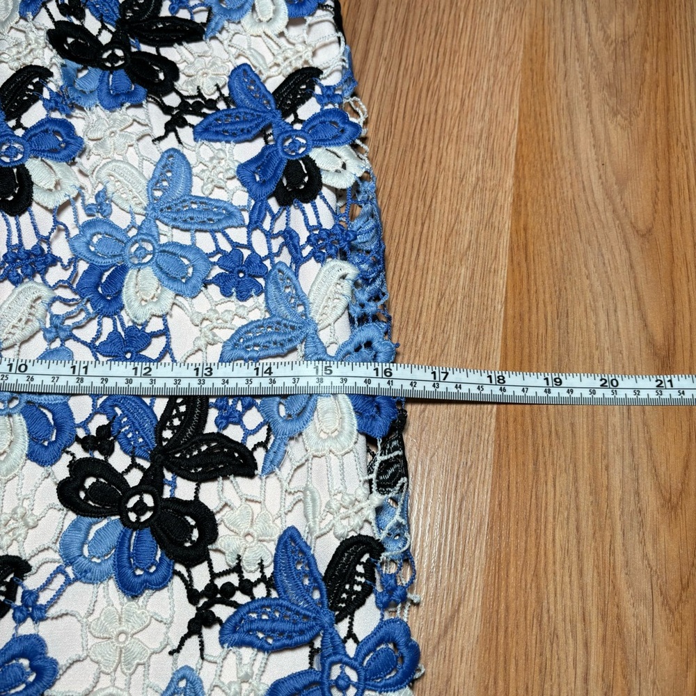 Lucy Paris Skirt Womans Floral Multicolor Zip Size S Knee Length - Picture 6 of 6